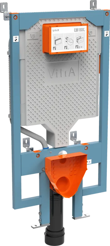Система инсталляции для унитазов VitrA Vpro 765-5800-01, + Кнопка смыва VitrA 740-0940 сталь Sancos — официальный сайт