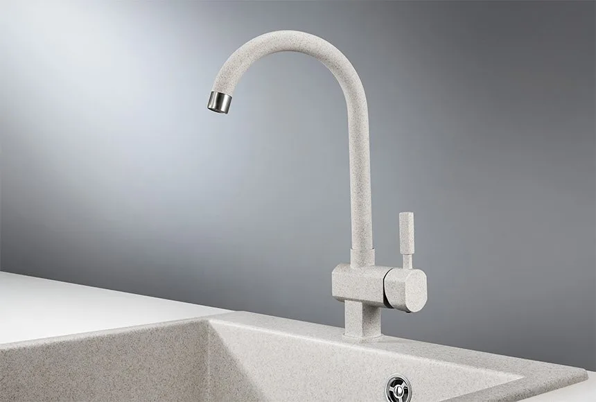 Смеситель для кухни Granula Standart ST-31 базальт Sancos — официальный сайт