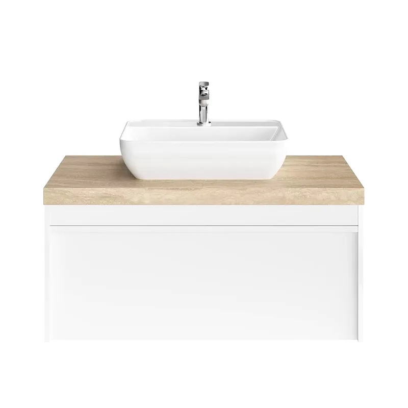 Тумба под раковину без столешницы KERAMA MARAZZI Modula 100 подвесная, глянцевая белая Sancos — официальный сайт
