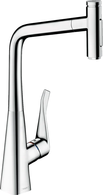 Смеситель для кухни Hansgrohe Metris Select M71 73816000 хром Sancos — официальный сайт