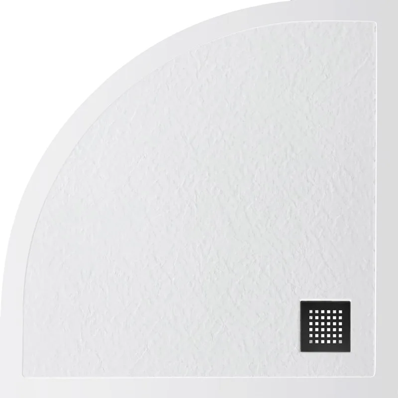 Поддон для душа BelBagno Uno TRAY-MR-UNO-R-90-550-35-W-NO 90х90, белый, с сифоном Sancos — официальный сайт