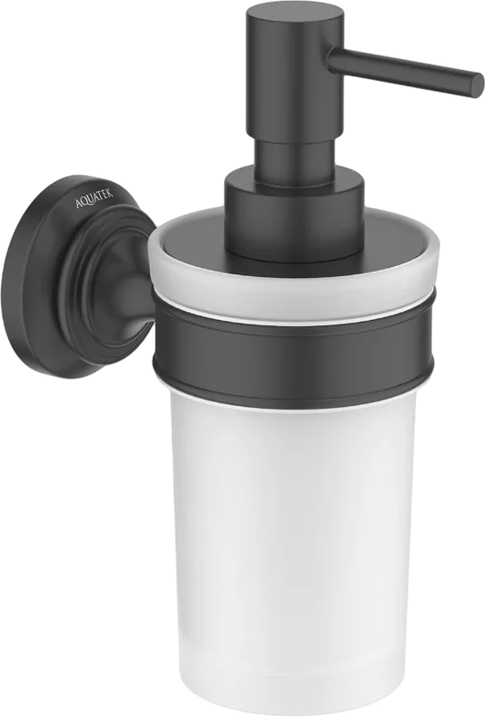 Дозатор AQUATEK Классик AQ4505MB матовый черный Sancos — официальный сайт