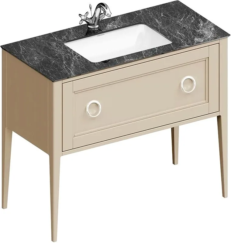 Тумба под раковину без столешницы KERAMA MARAZZI Plaza Classic Neo 100 капучино матовый Sancos — официальный сайт