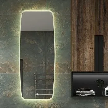 Зеркало Art&Max Forli 50х120 с LED-подсветкой, 6000К Sancos — официальный сайт