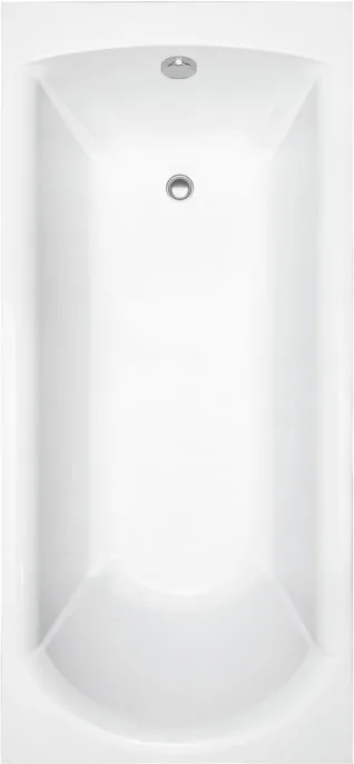 Ванна из литьевого мрамора Delice Astra 180х80 см, пристенная