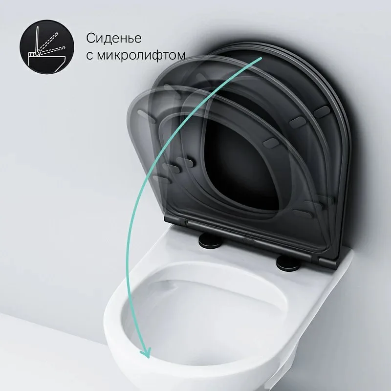 Унитаз подвесной AM.PM Gem FlashClean C901700SCmb Sancos — официальный сайт