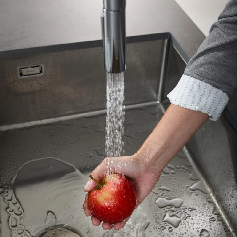 Смеситель для кухни Hansgrohe Aquno Select M81 Aquno Select M81 73831000 хром Sancos — официальный сайт