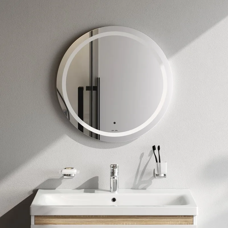 Зеркало круглое AM.PM X-Joy M85AMOX0601WG 60x60 с подсветкой Sancos — официальный сайт