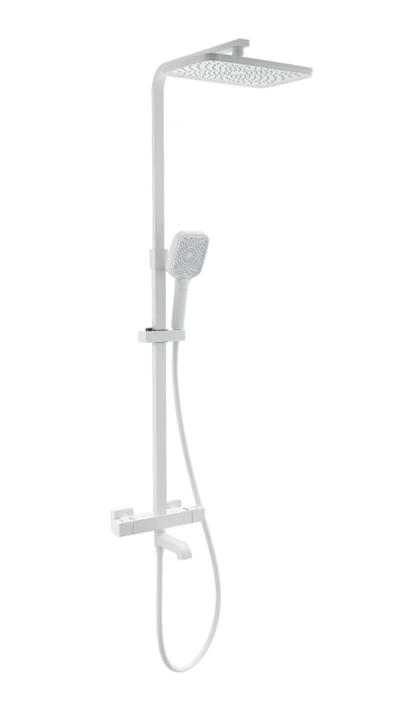 Душевая стойка Wonzon & Woghand STAY 3 WW-B3026-T1-MW, матовая белая Sancos — официальный сайт