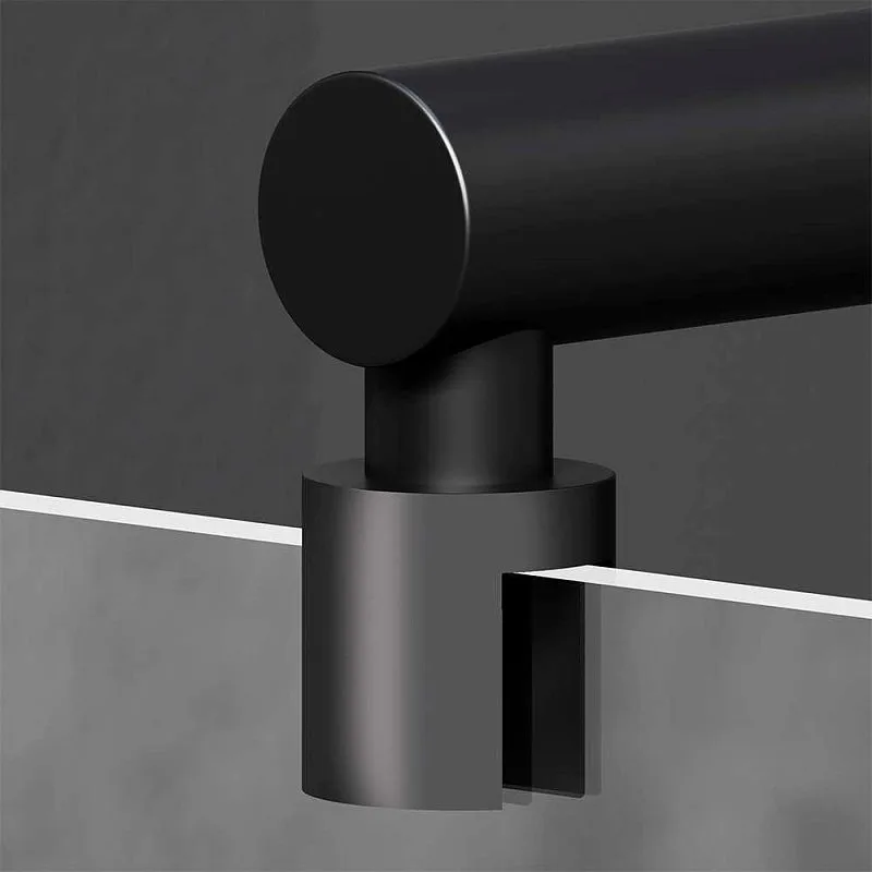 Душевая перегородка AM.PM X-Joy W94UWI-80-F1-BTE 80х195, профиль черный, стекло прозрачное Sancos — официальный сайт