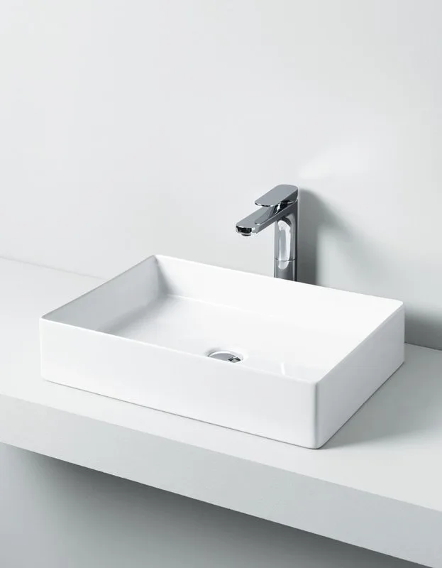 Накладная раковина ArtCeram Scalino 55 белый Sancos — официальный сайт