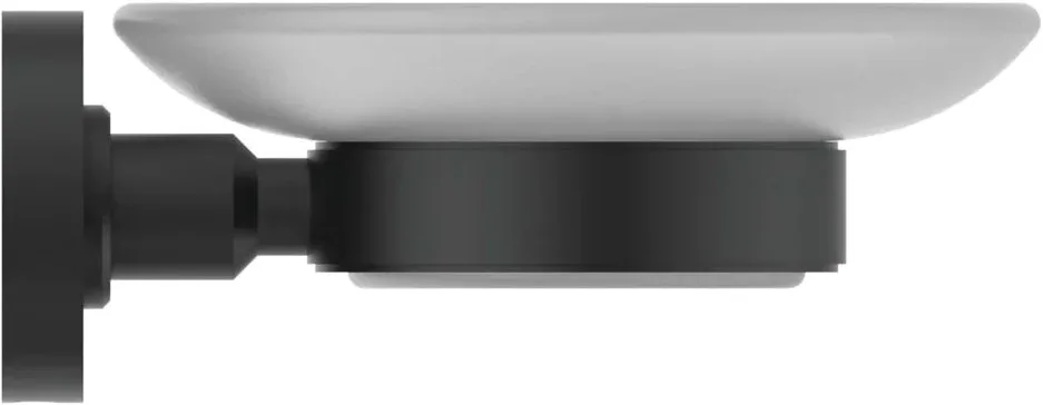 Мыльница Ideal Standard IOM A9122XG матовое стекло, silk black Sancos — официальный сайт