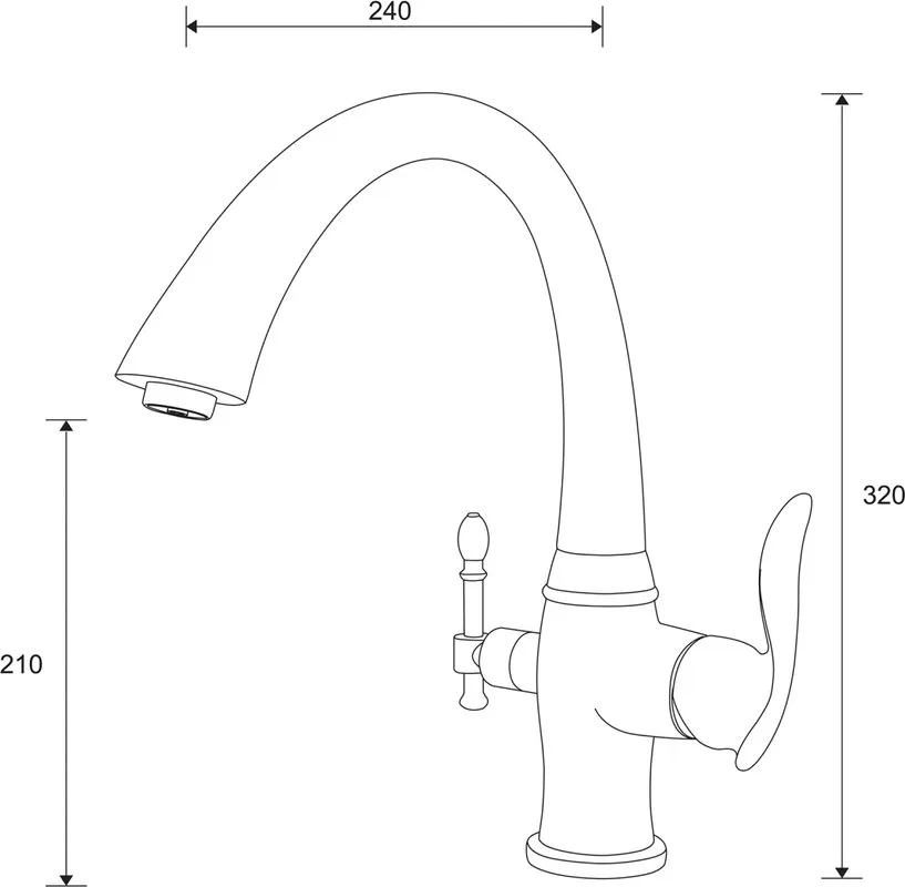 Смеситель для кухни Zorg Sanitary ZR 340 YF хром Sancos — официальный сайт