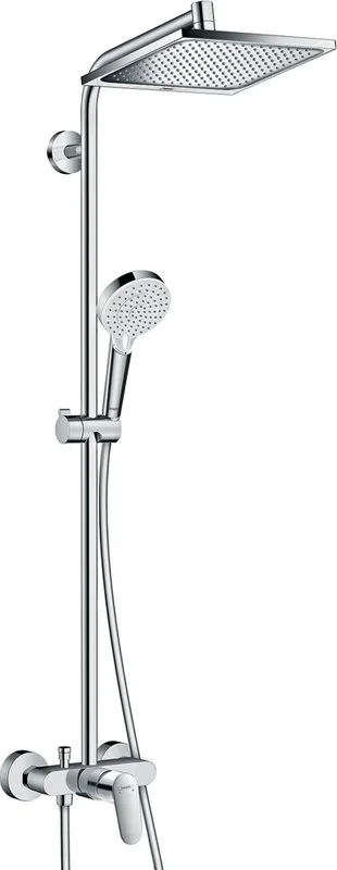 Душевая стойка Hansgrohe Crometta E 240 1jet Showerpipe 27284000 Sancos — официальный сайт