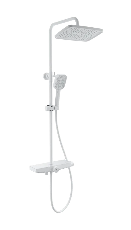 Душевая стойка Wonzon & Woghand ThermoKlick WW-B3098-A-MW, матовая белая Sancos — официальный сайт