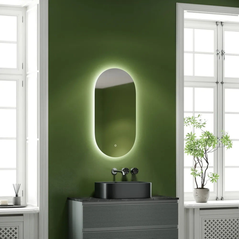 Зеркало Sancos Oval OV45C 45 см Sancos — официальный сайт