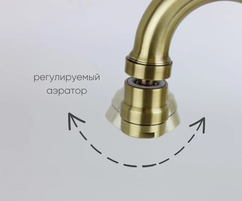 Смеситель для кухни Bronze de Luxe Royal 10105K/1 бронза Sancos — официальный сайт