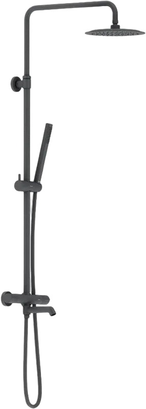 Душевая стойка Damixa Scandinavian Pure 936810300, черная матовая Sancos — официальный сайт