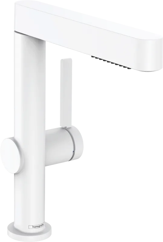Смеситель для раковины Hansgrohe Finoris 230 76063700 матовый белый Sancos — официальный сайт