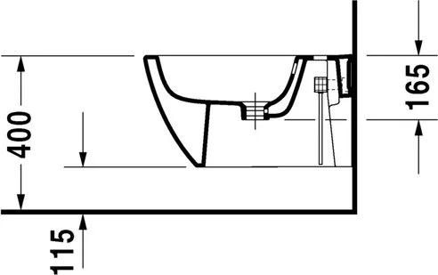Биде подвесное Duravit Happy D.2 2258150000 Sancos — официальный сайт