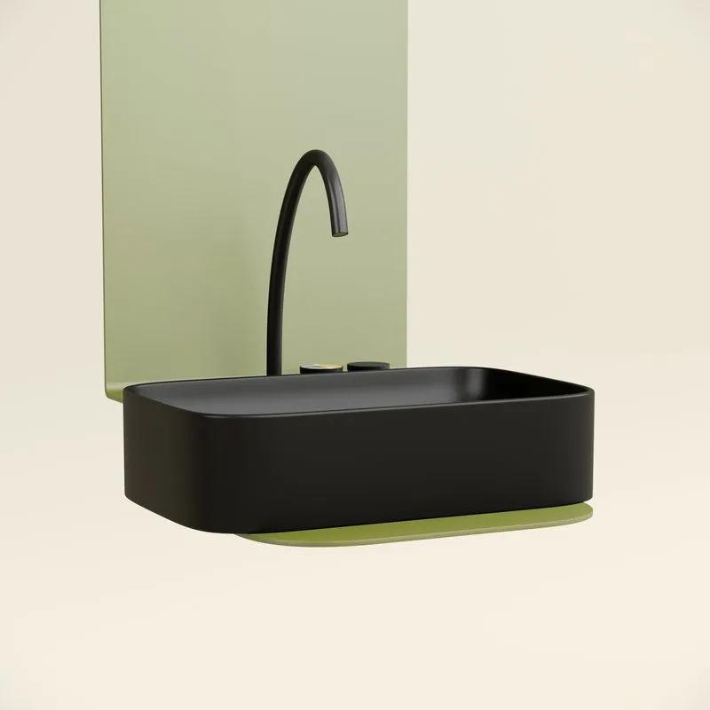 Накладная раковина Ceramicanova Element CN6053MB черная матовая Sancos — официальный сайт