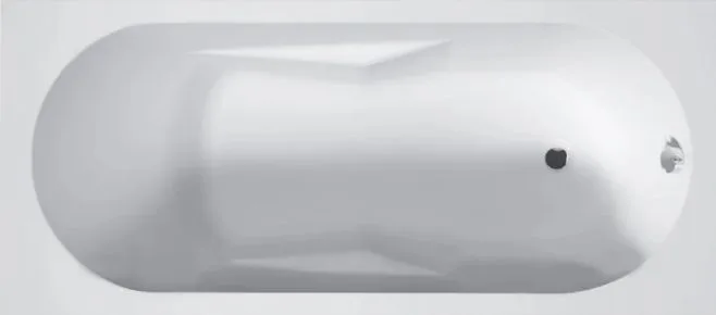 Акриловая ванна Riho Bathtubs Lazy B081001005 без опоры 180x80 см, пристенная, еurowhite Sancos — официальный сайт