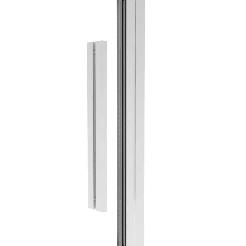 Душевая дверь в нишу Vincea Slim Soft VDS-1SS100CL 100 см, профиль хром, стекло прозрачное Sancos — официальный сайт