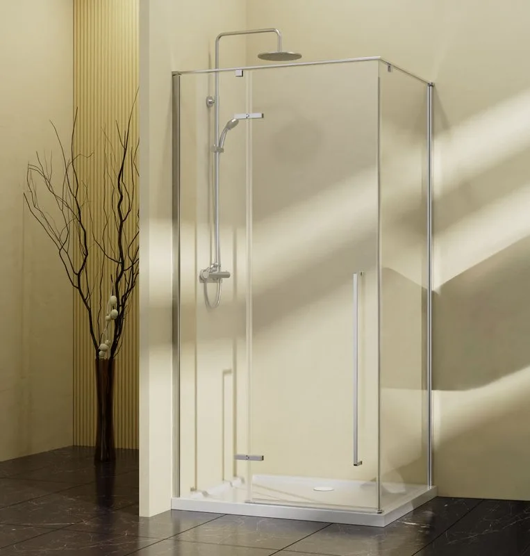 Душевой уголок Vincea Slim-N VSR-5SN9010CL 100х90, профиль хром, стекло прозрачное Sancos — официальный сайт