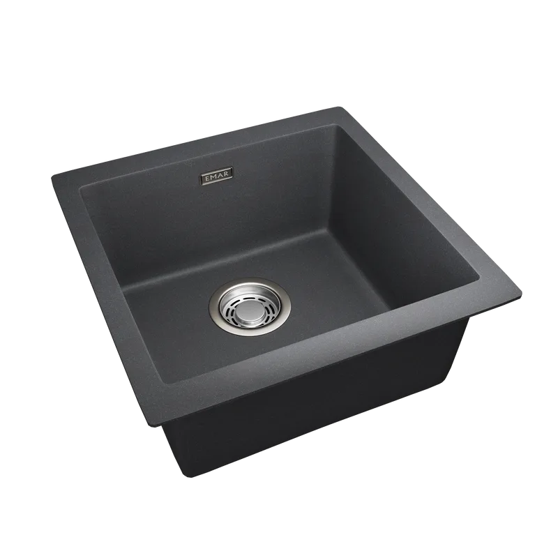 Мойка кухонная Emar Quartz EMQ-1455.P Оникс Sancos — официальный сайт