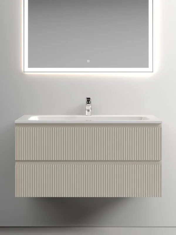 Тумба под раковину Sancos Snob T 100 подвесная Beige soft (капучино), SNT100CE Sancos — официальный сайт