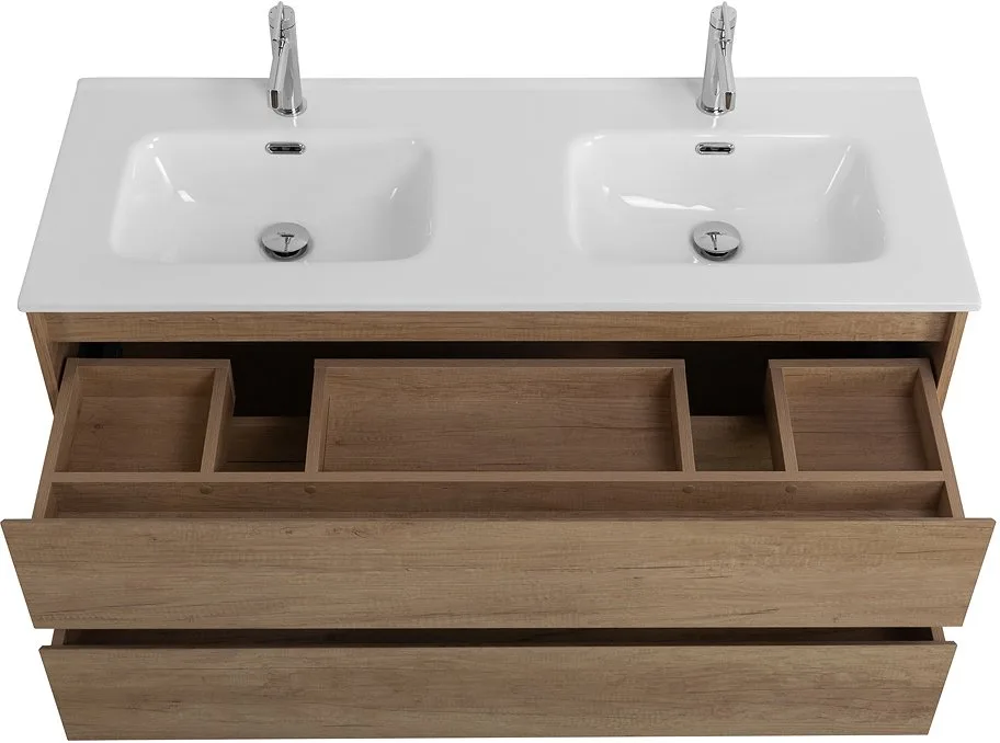 Тумба под раковину без столешницы BelBagno Kraft 120 для двоих, rovere nebrasca nature Sancos — официальный сайт