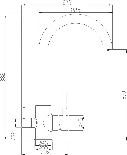 Смеситель для кухни Steel Hammer SH 713 INOX Sancos — официальный сайт