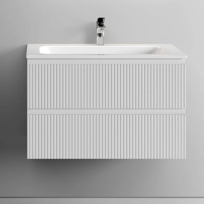 Тумба с раковиной Sancos Snob T 80 см, bianco Sancos — официальный сайт
