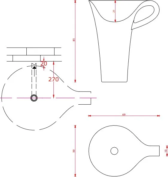 Раковина ArtCeram Cup OSL004 Sancos — официальный сайт