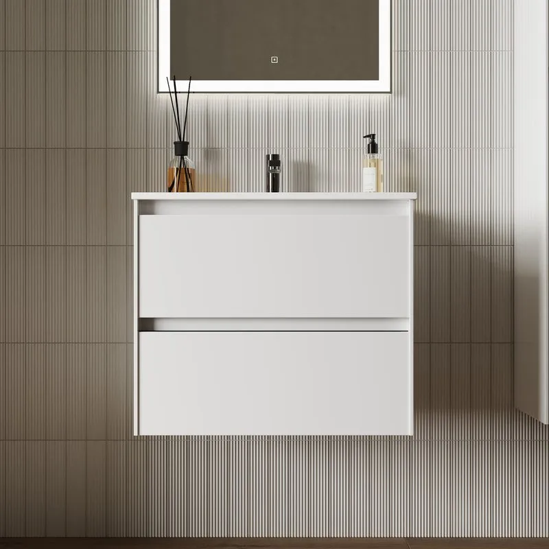 Тумба с раковиной Sancos Cento 60 см белый глянец Sancos — официальный сайт