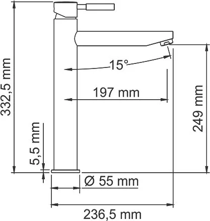 Смеситель для раковины Wasserkraft Main 4103H Sancos — официальный сайт
