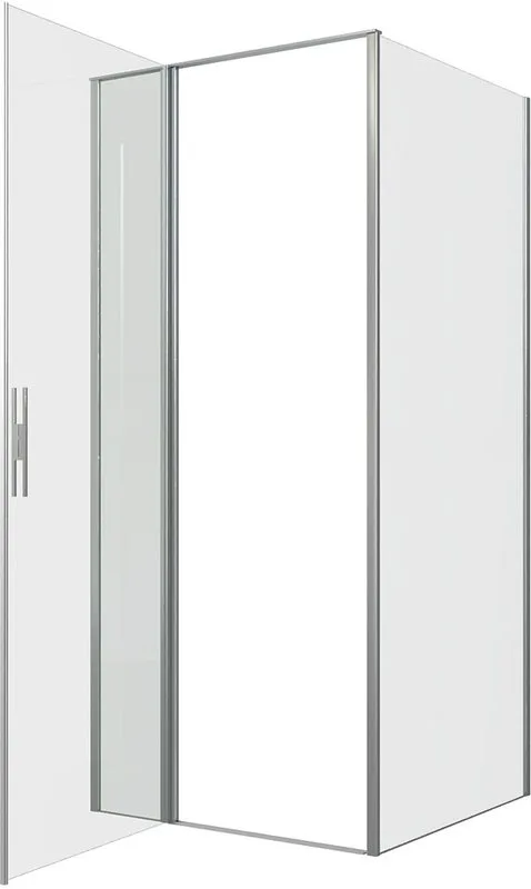 Душевой уголок Allen Brau Priority 90x90, профиль серебро браш, стекло прозрачное Sancos — официальный сайт