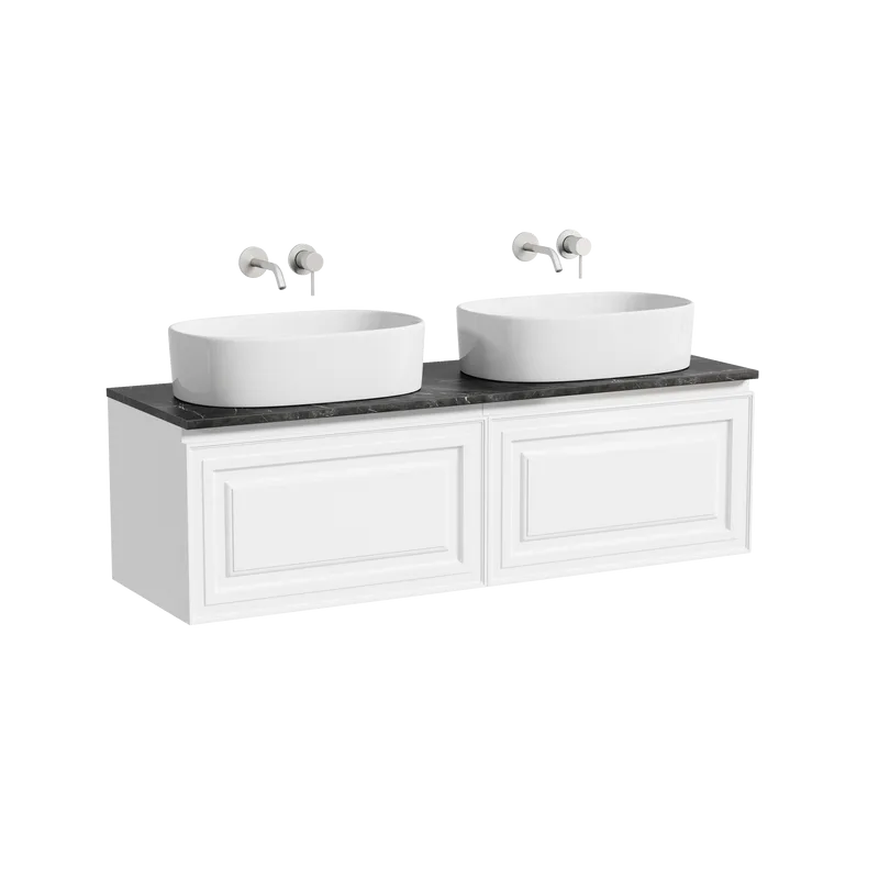 Тумба с раковиной Sancos Very 140 bianco, столешница черный мрамор TT140A1, раковина CN6075 Sancos — официальный сайт