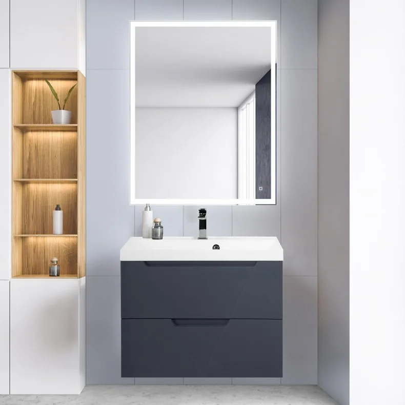 Тумба под раковину без столешницы BelBagno Vittoria 80 подвесная, grigio opaco Sancos — официальный сайт