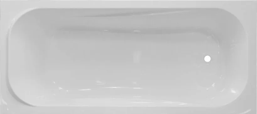 Ванна из искусственного камня Эстет Альфа 180x80 см, правая, пристенная, на ножках Sancos — официальный сайт