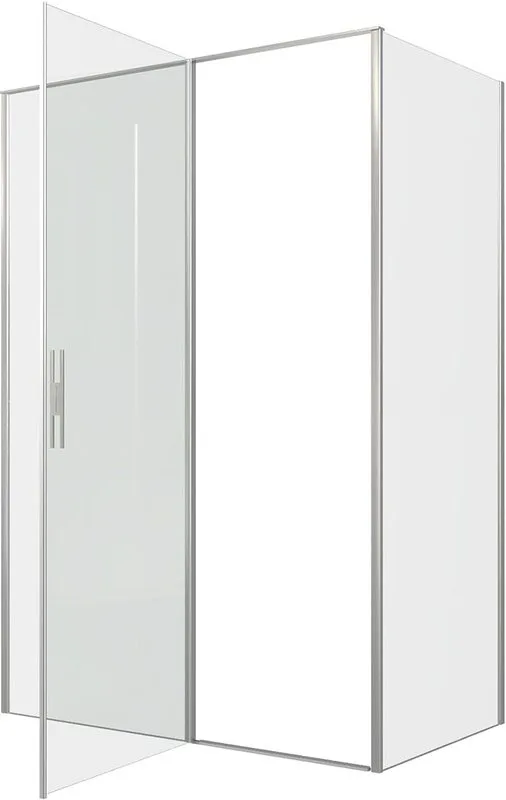 Душевой уголок Allen Brau Priority 140x80, профиль серебро браш, стекло прозрачное Sancos — официальный сайт