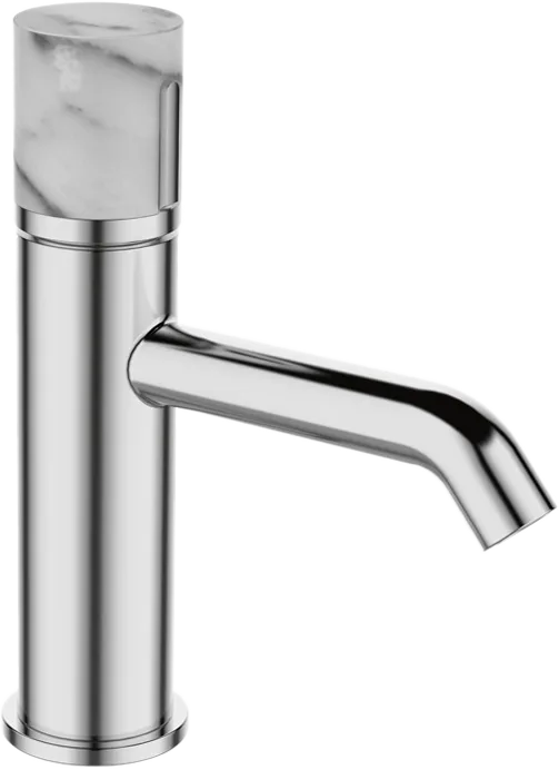 Смеситель для раковины Bronze de Luxe Focus 24601CM хром, мрамор Sancos — официальный сайт