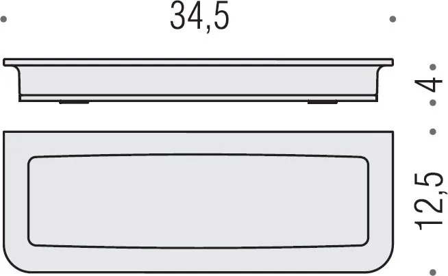 Мыльница Colombo Design Lulu B6242 хром Sancos — официальный сайт
