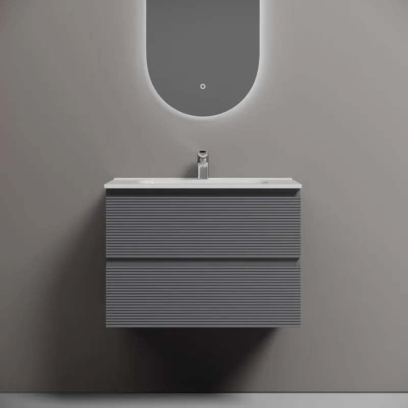 Тумба с раковиной Sancos Folk 70 grey soft, раковина CN7007 Sancos — официальный сайт