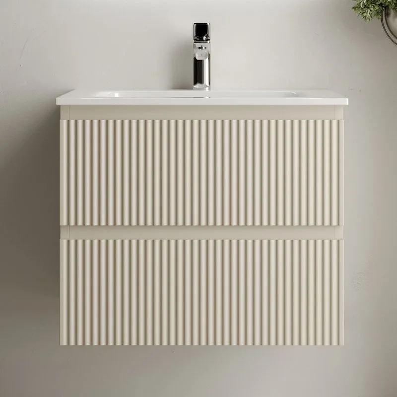 Тумба с раковиной Sancos Snob R 60 см, beige soft Sancos — официальный сайт