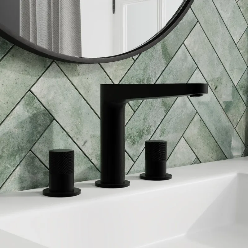 Смеситель для раковины Wasserkraft Fulda 5235 черный soft-touch Sancos — официальный сайт