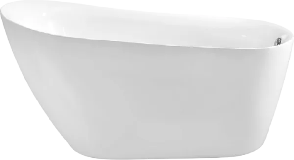 Акриловая ванна AQUATEK Лагуна AQ-K133778WT 170x80 см, отдельностоящая, белая, овальная, на ножках,  Sancos — Оригинал