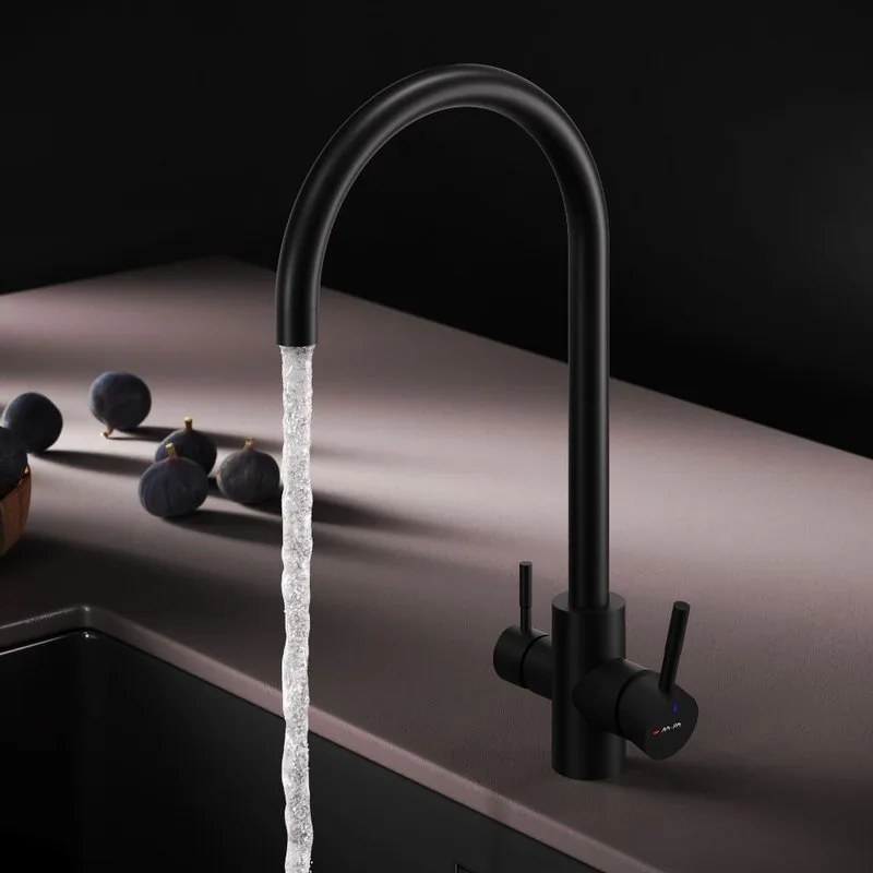 Смеситель для кухни AM.PM X-Joy S F85B07722, черный Sancos — официальный сайт