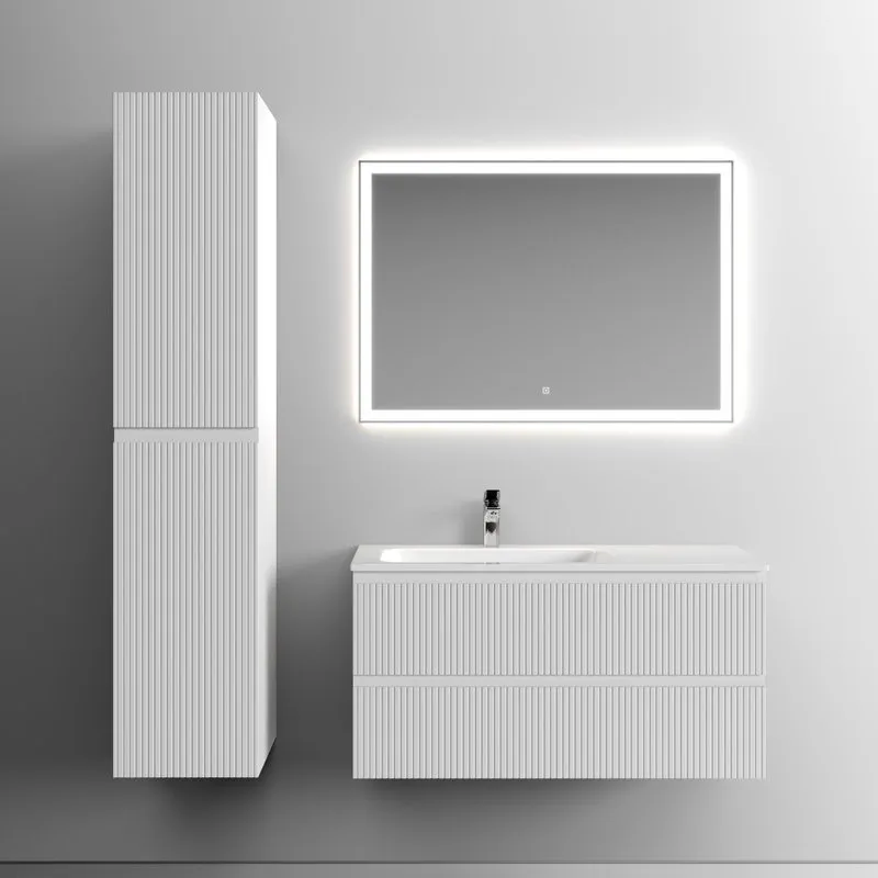 Тумба под раковину Sancos Snob T 100 подвесная Bianco (белый), SNT100LW Sancos — официальный сайт