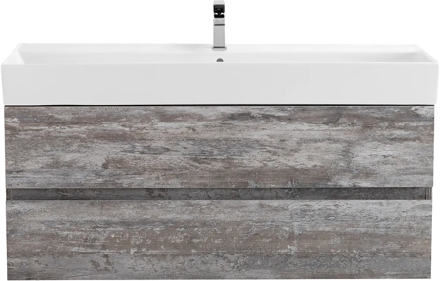 Тумба под раковину без столешницы Cezares Molveno 46 120 legno grigio Sancos — официальный сайт